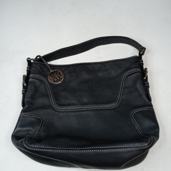 MICHAEL KORS Brown Pebbled Leather large P… - Picture 1 of 10